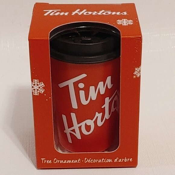 2019 TIM HORTONS RED CUP Ornament BNIP - Picture 1 of 5